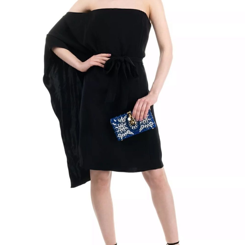 HALSTON HERITAGE Overlay Dress 